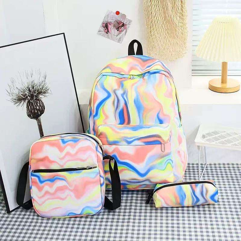 Anemone SJ8529SCH tie-dye 3-piece school set front