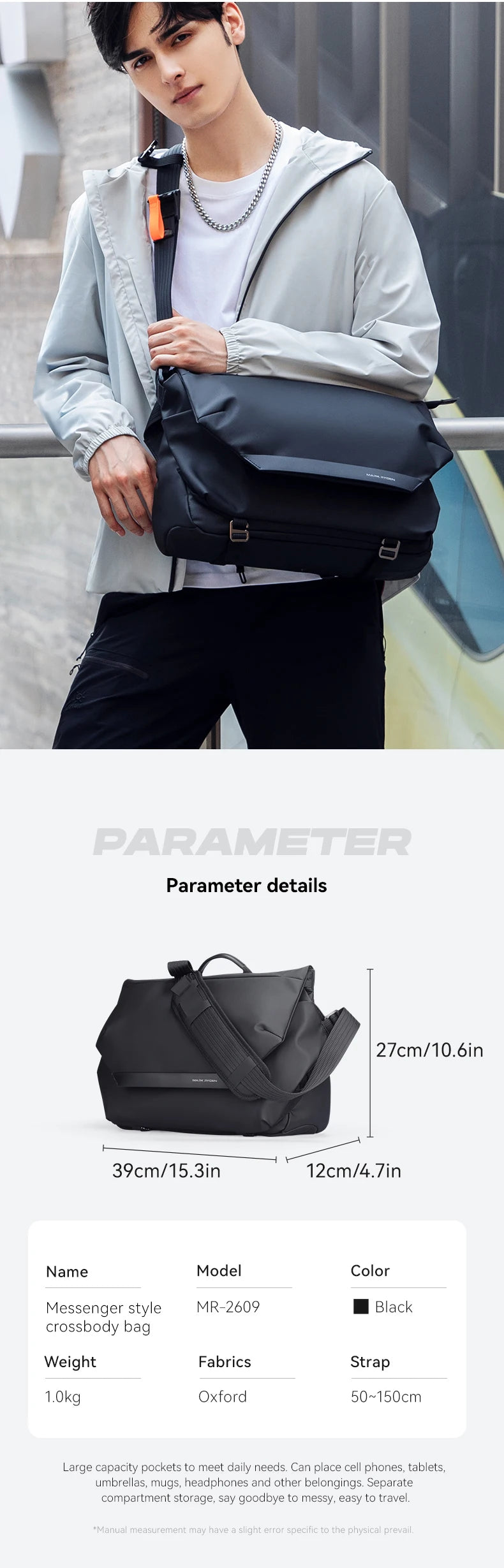 Mark Ryden Eridanus MR2609 Waterproof Oxford Sling Bag