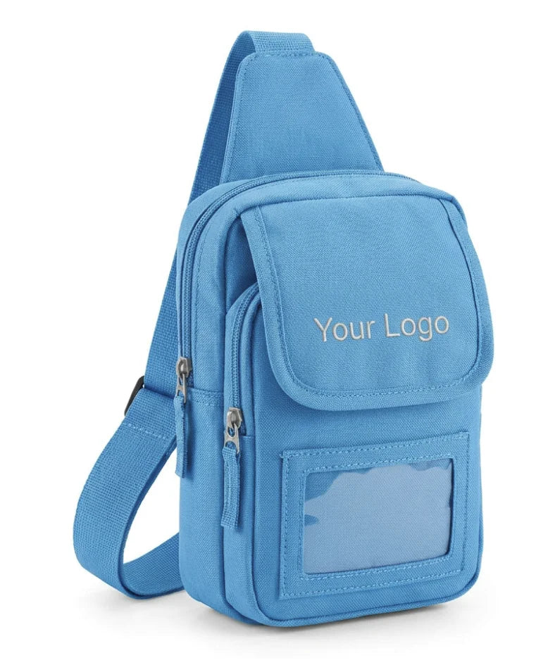 Backper Cepheus Waterproof PSA Slab Window Crossbody Bag — Sky Blue