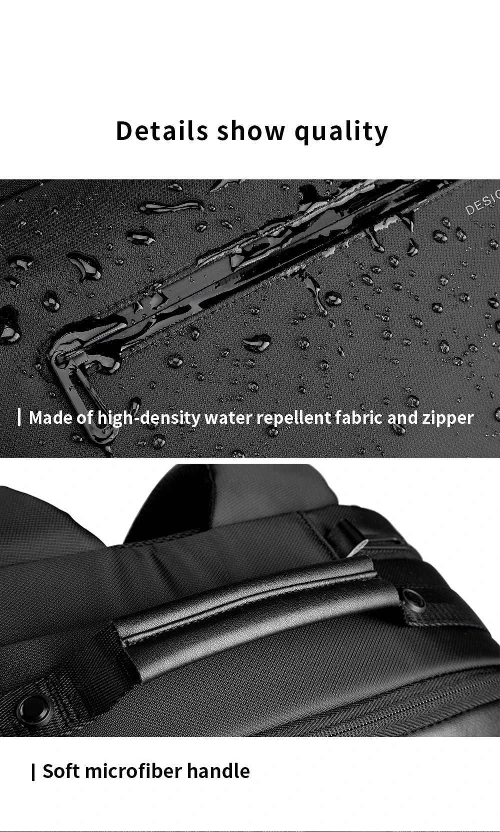 Kingsons KS3223W 17" Waterproof USB Laptop Backpack