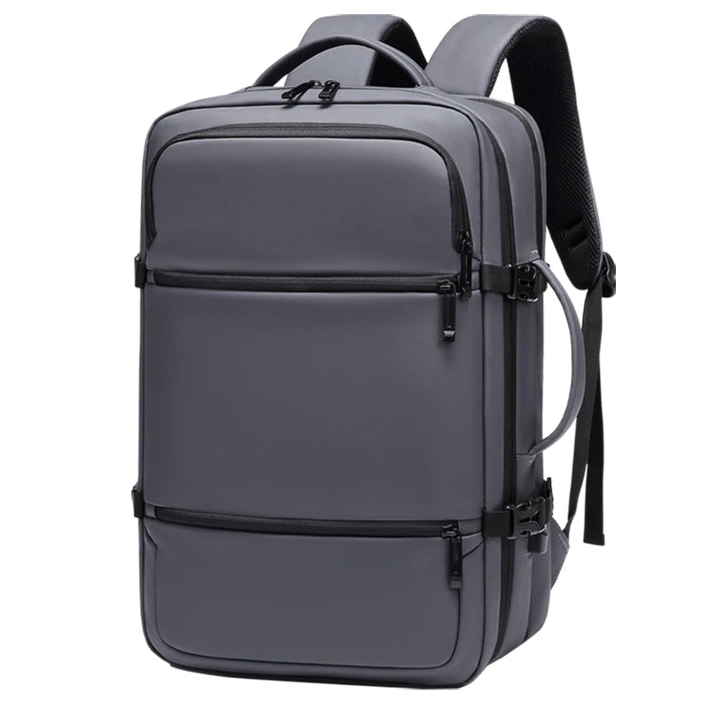Mingao 2026 Anti-Theft USB Waterproof Business Laptop Backpack - Grey