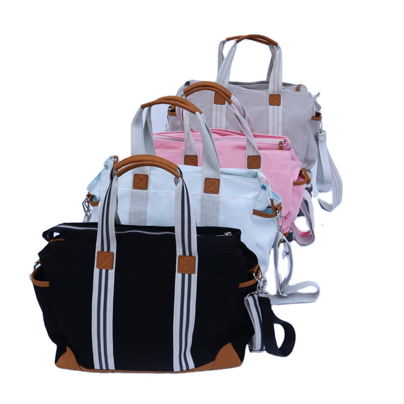 Backper Grus KMDB57 canvas mommy diaper bag detail