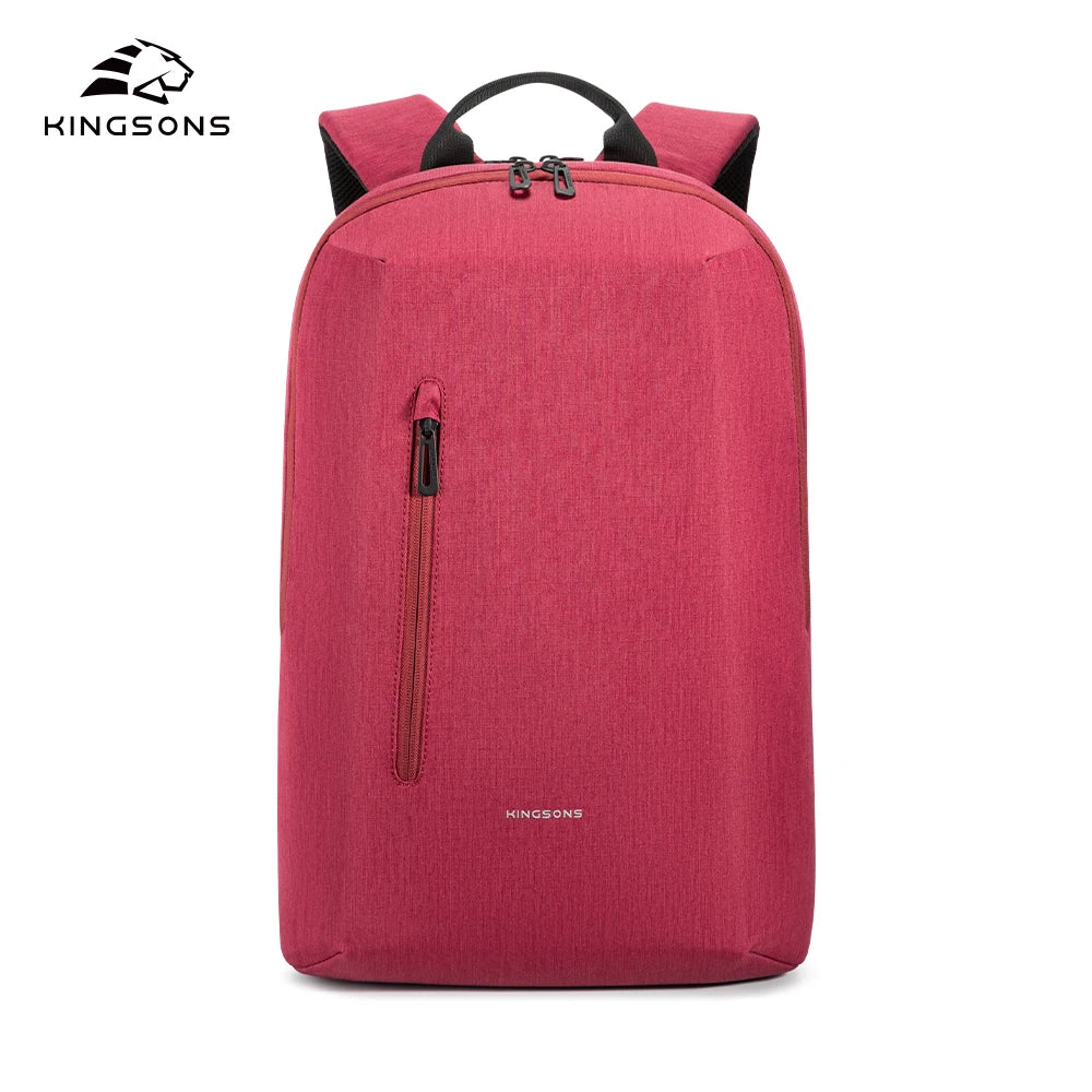 Kingsons unisex waterproof school backpack — back panel