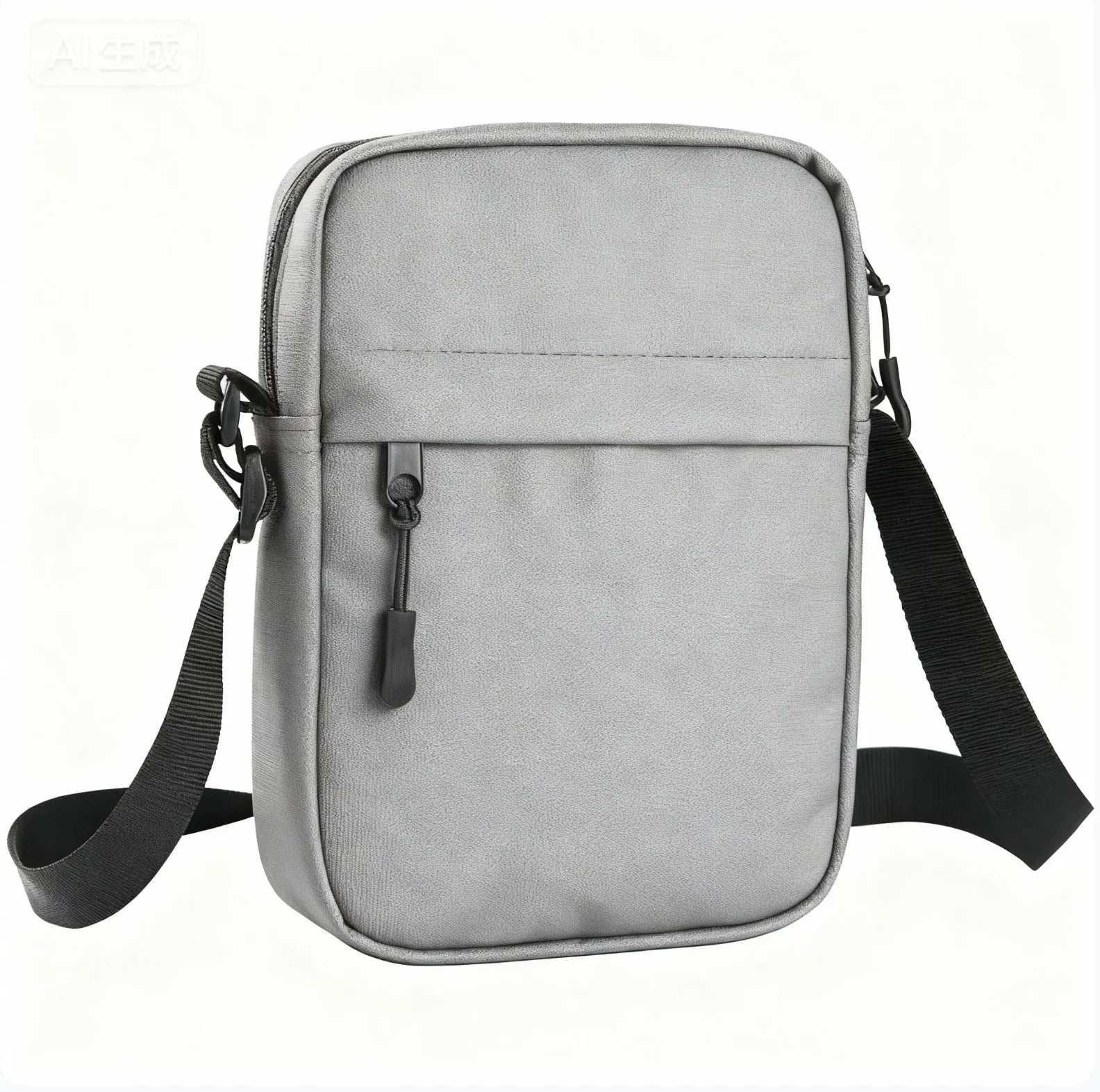 Backper Spica Crossbody Messenger Bag — Grey