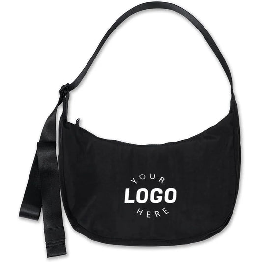 Backper Gemini Crescent Hobo Bag — front view