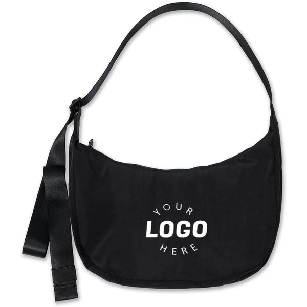 Backper Gemini Crescent Hobo Bag — front view