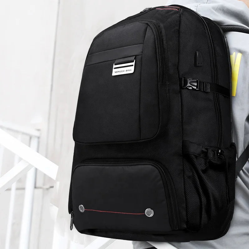 Mingao ML9117 56-77L USB Outdoor Travel Hiking Backpack