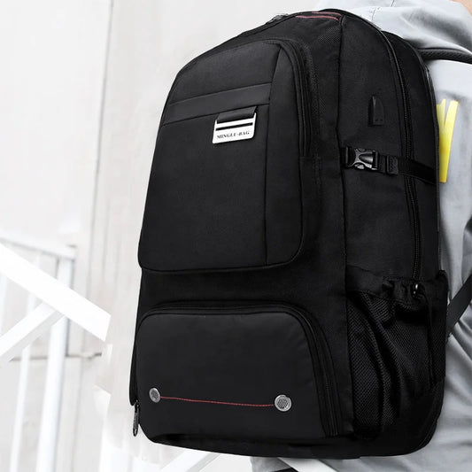 Mingao ML9117 56-77L USB Outdoor Travel Hiking Backpack
