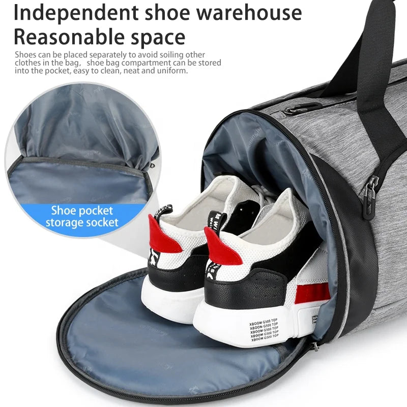Mingao 303 Waterproof Sports Travel Duffle Bag with Shoe Compartment - main 4