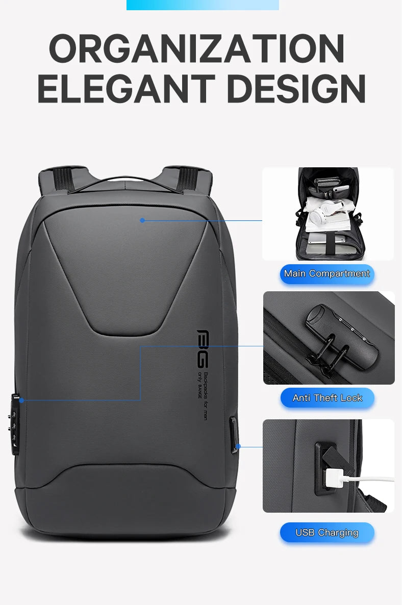 Bange Galaxy 22188 Anti-Theft Polyester Backpack