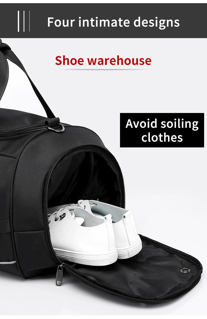 Mingao 505 gym travel duffle feature 3
