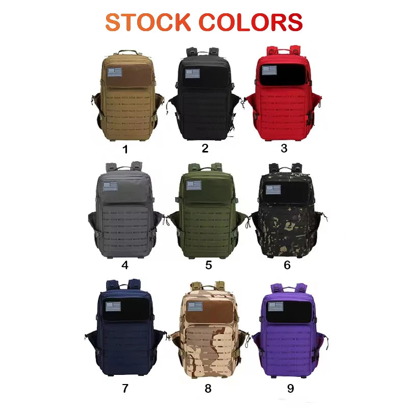 Hong BM-24M674 45L Waterproof MOLLE Tactical Backpack