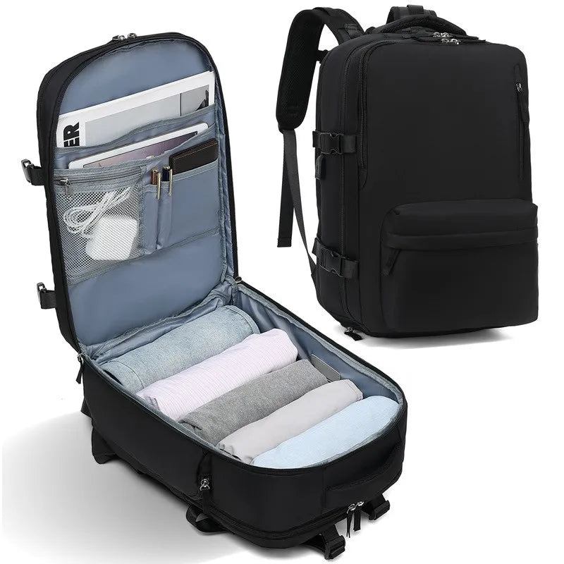 Praxidike travel backpack laptop compartment