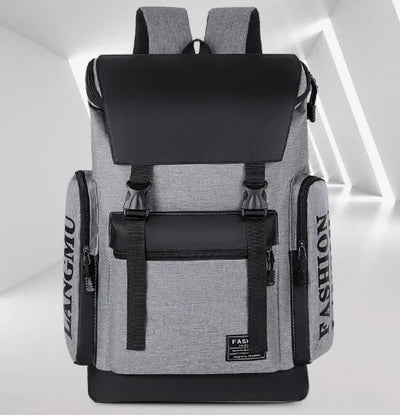 Carpo foldable waterproof business travel laptop backpack in grey
