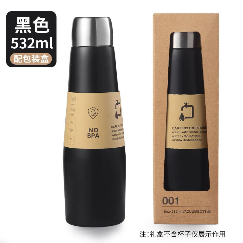 18oz Cola-Shape Double Wall Vacuum Thermos Bottle – 12