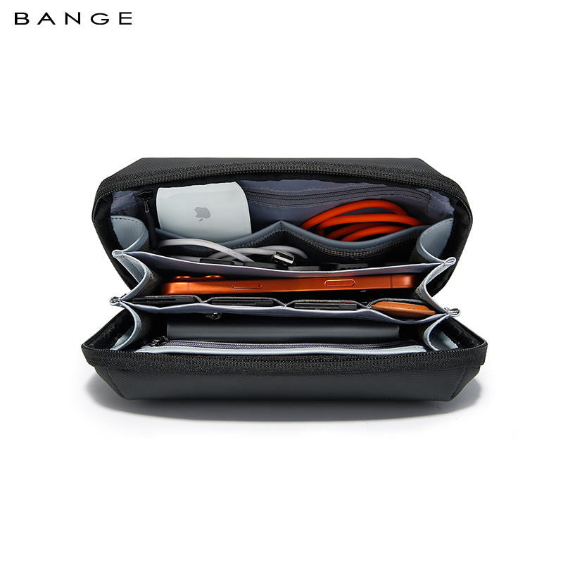 BANGE 7885 Travel Electronics Organizer - Zipper Detail