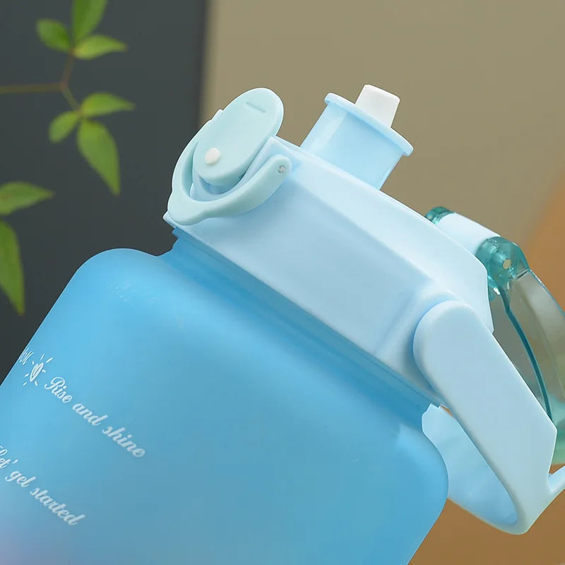 Motivational Sports Water Bottle 3-Piece Set – 280ml + 900ml + 2000ml – 6