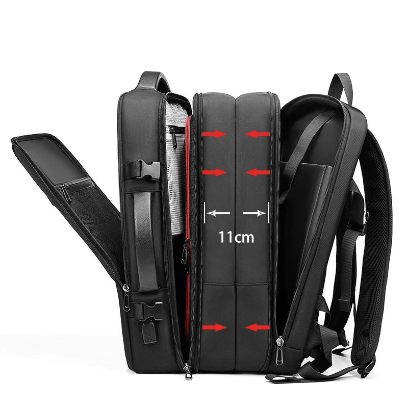 Mingao 1055 Multifunctional Smart USB Travel Laptop Backpack - 2