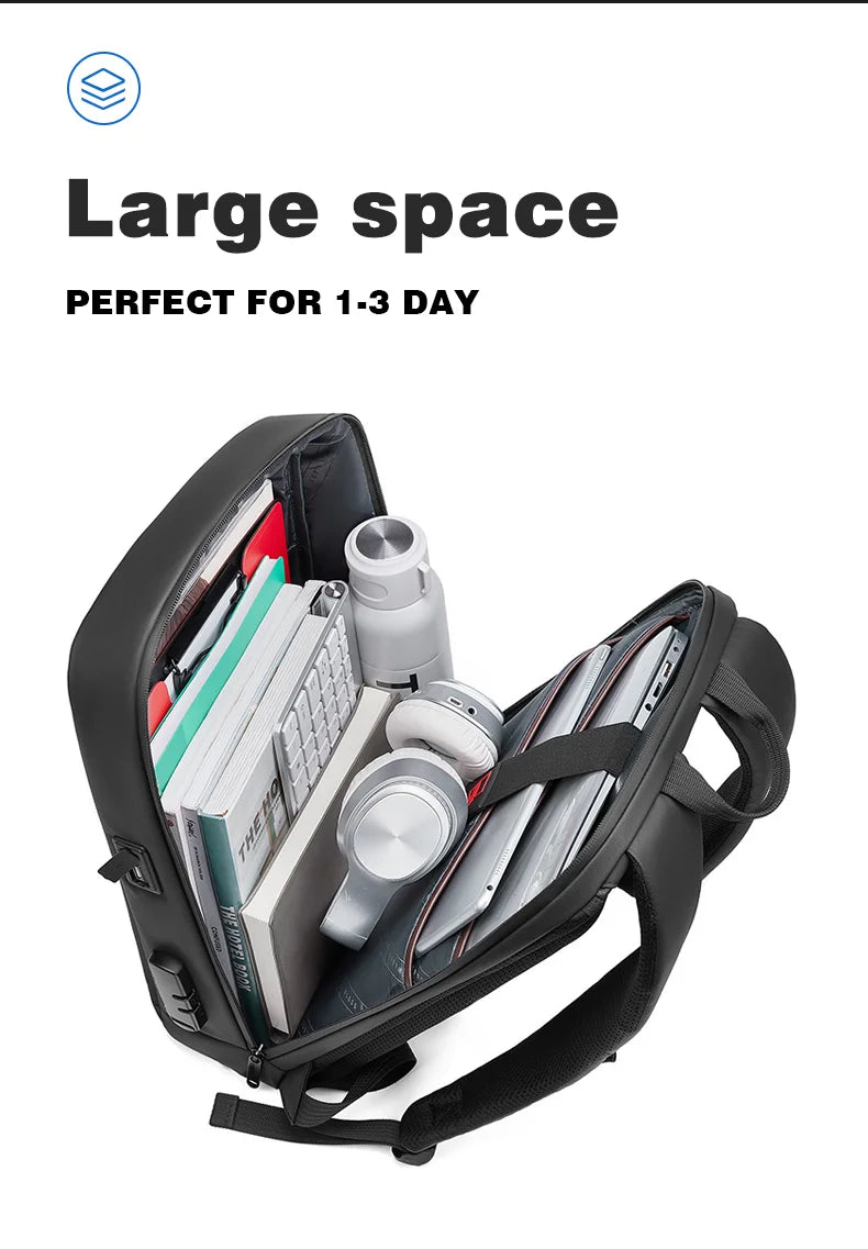 Mingao 1013 Anti-Theft USB Waterproof Laptop Backpack - detail 3