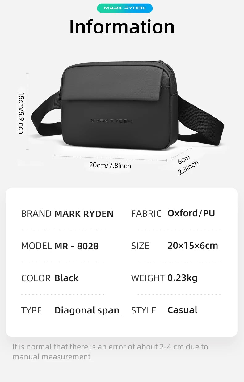 Mark Ryden Cepheus MR8028 Waterproof Oxford Sling Bag