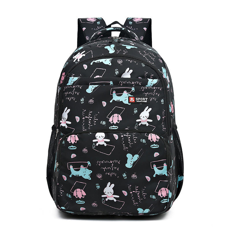Cute Rabbit & Animal Pattern Kids Backpack - Crocus BP6694 - Senjia wholesale backpack detail