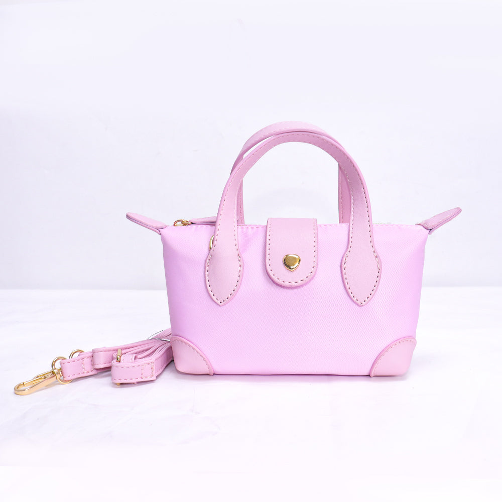 Backper Phoenix Mini Nylon Crossbody Pouchette — Pink