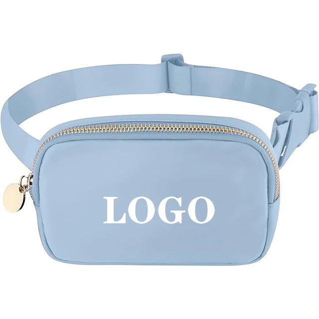 Backper Triangulum Sublimation Sport Waist Bag — Sky Blue