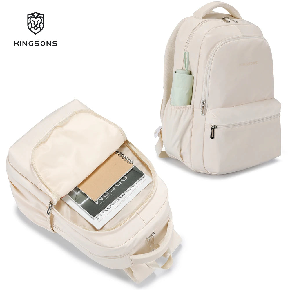 Kingsons kids' school backpack — interior compartment