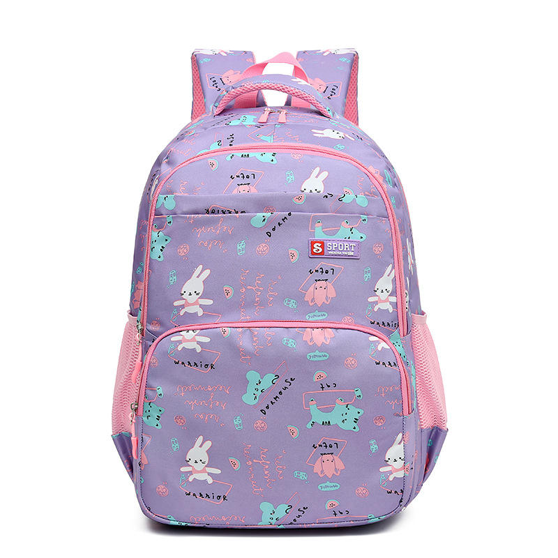 Cute Rabbit & Animal Pattern Kids Backpack - Crocus BP6694 - Senjia wholesale backpack detail