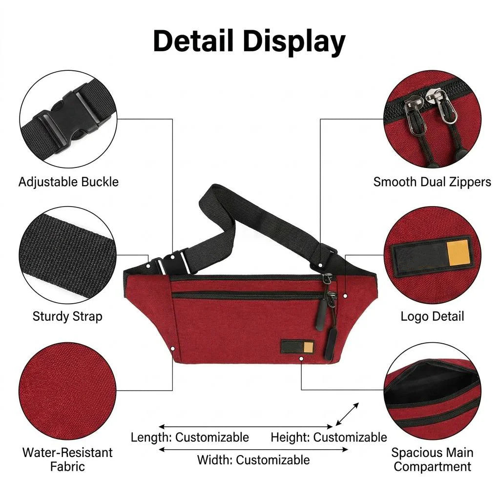 Backper Octans Sport Belt Waist Bag — detail view