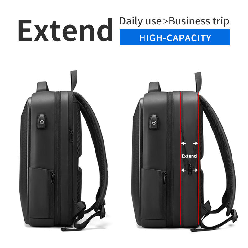 Mingao 5013 laptop backpack USB port detail