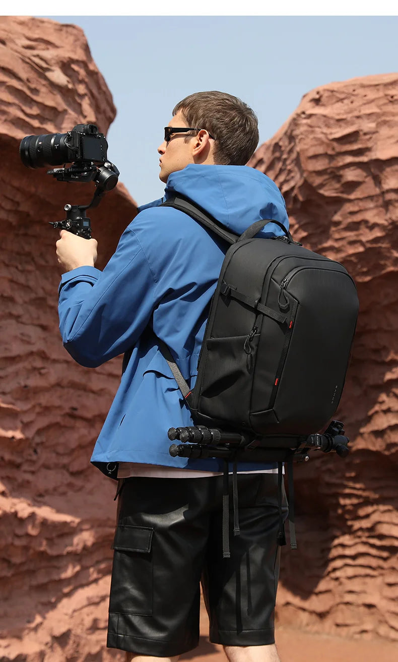 Bange XJ326 Luxury Camera Backpack - Premium Material Detail