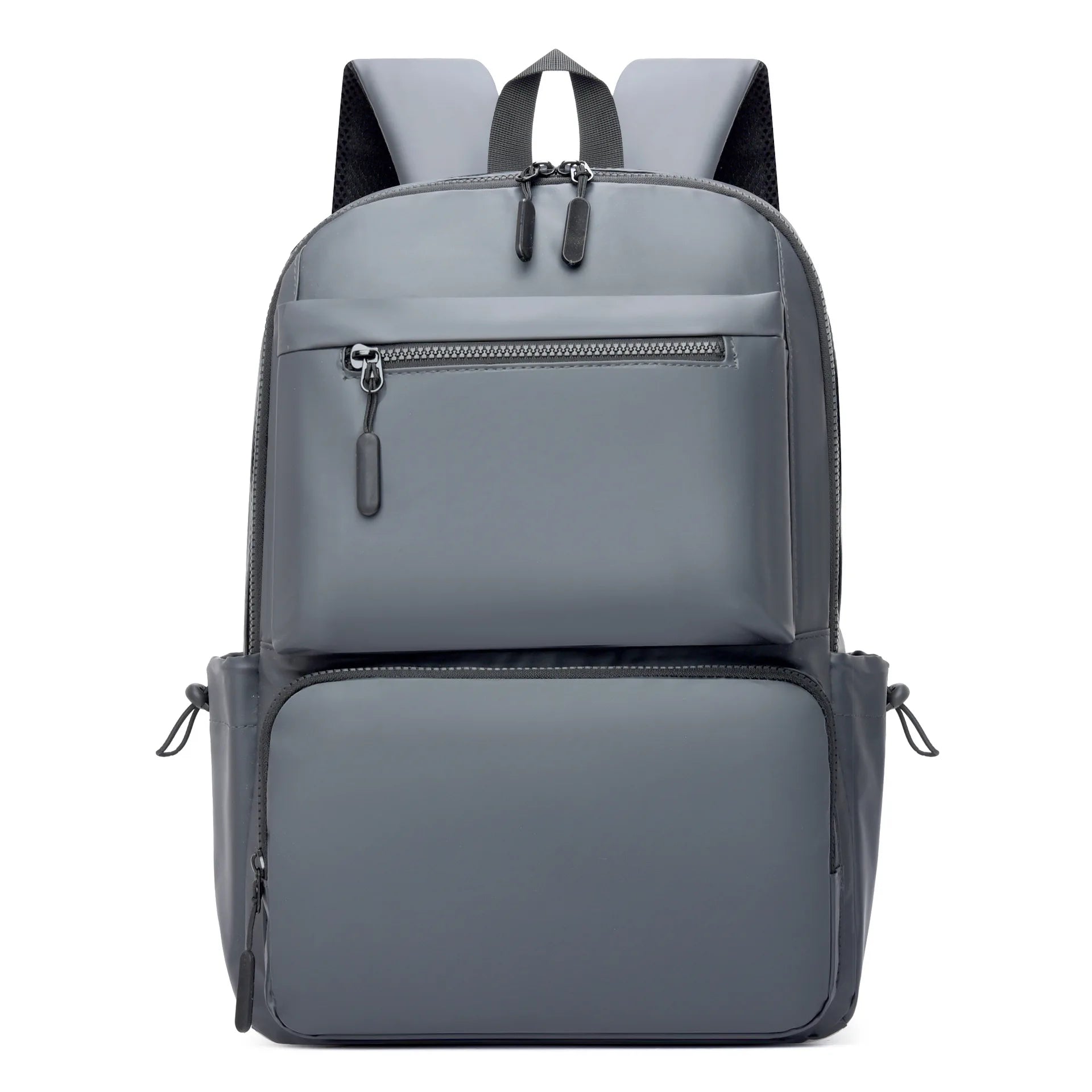 PU business backpack leather-film material detail