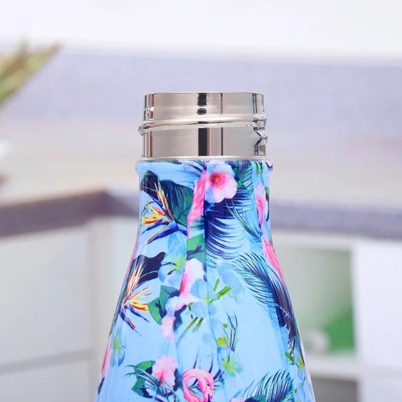 500ml Stainless Steel Vacuum Insulated Flask – Cola Shape Sports Bottle – 6