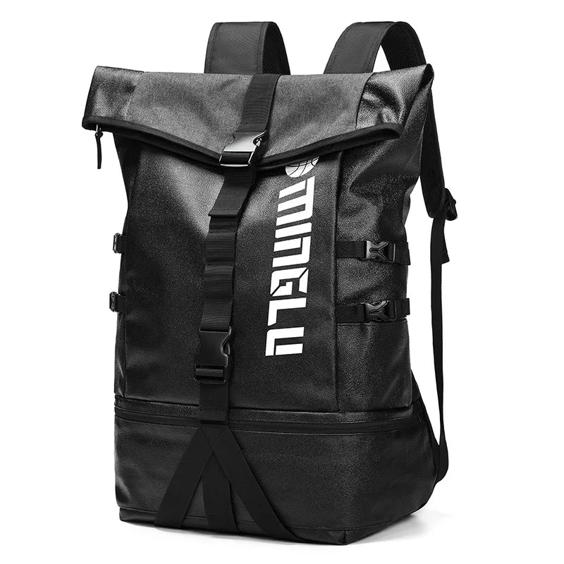 Mingao 1720 Waterproof Sports Ball Equipment Backpack - Black