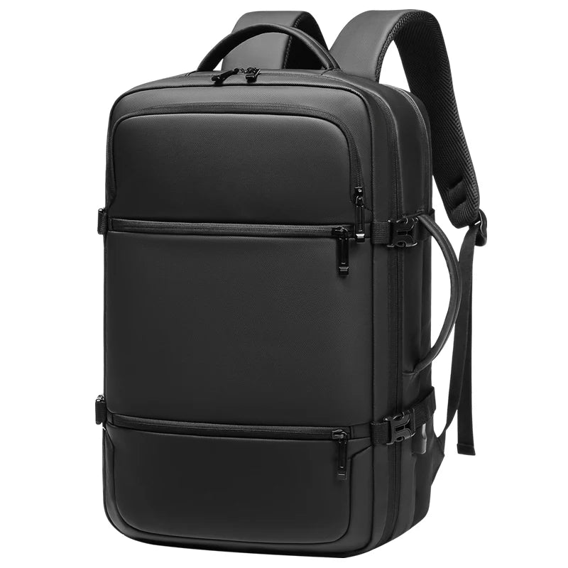 Mingao 2026 Anti-Theft USB Waterproof Business Laptop Backpack - Black