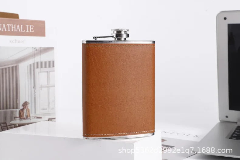 6-8oz Stainless Steel Hip Flask – Portable Pocket Spirit Bottle – 11