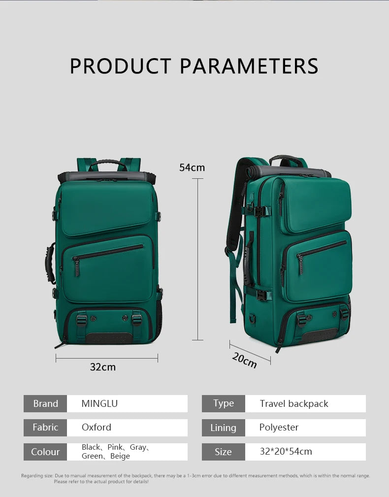 Mingao 221020-1 Waterproof Travel Laptop Backpack - detail 4