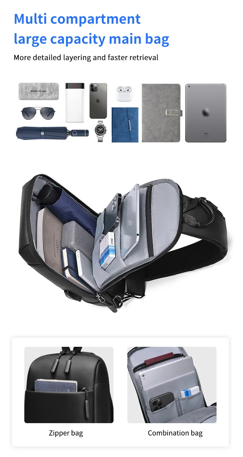 Mingao 115 Waterproof Crossbody Sling Bag - detail 3