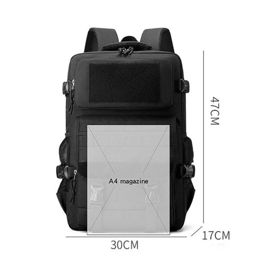35L Expandable Anti-Theft Tactical Travel Backpack (Hong)