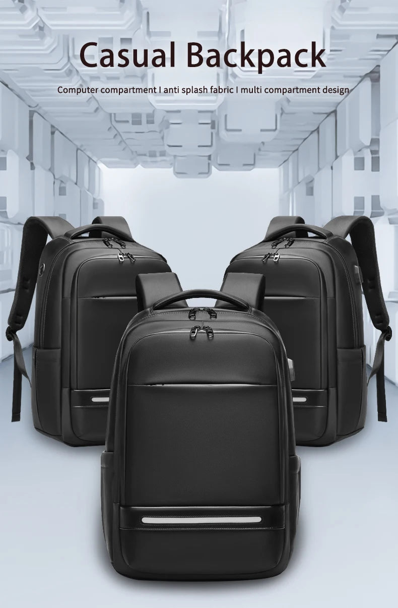 Mingao 1083 USB Anti-Theft Waterproof Travel Laptop Backpack - detail 1