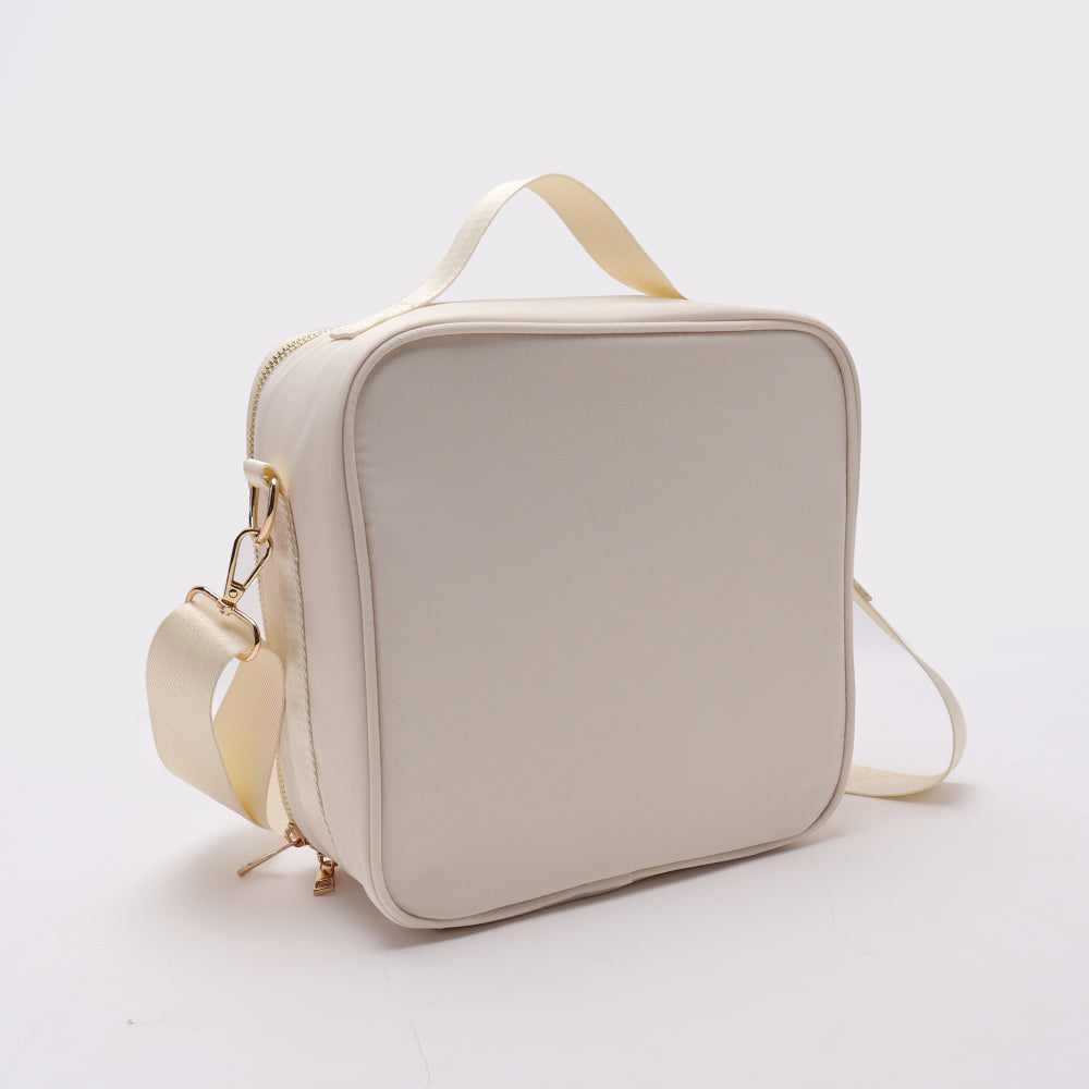 Backper Vela Insulated Crossbody Lunch Cooler Bag — Nude