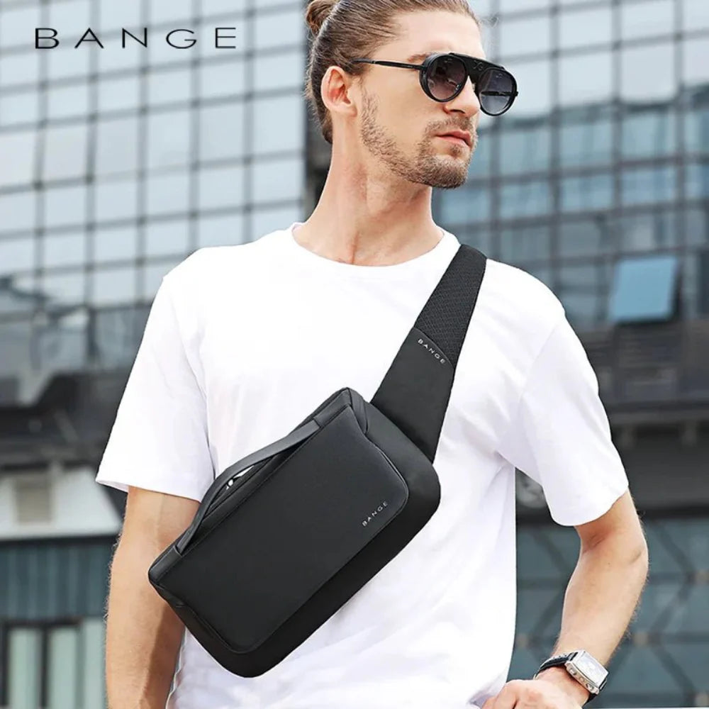 Backper Helios Anti-Theft Polyester Sling Bag — feature detail