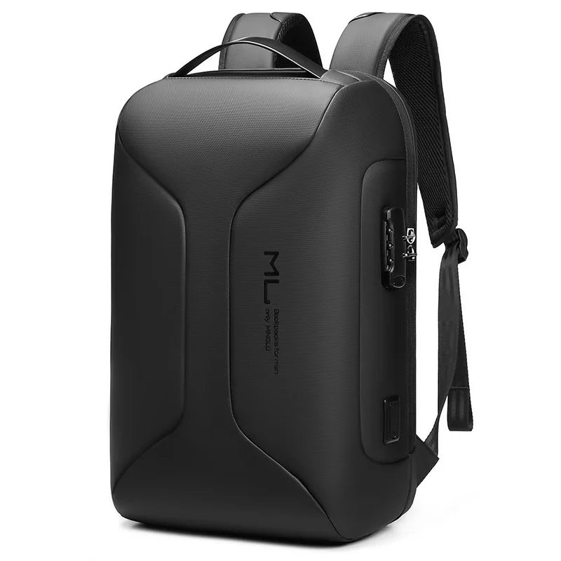 Mingao 22088 Anti-Theft USB 15" Laptop Backpack - Black