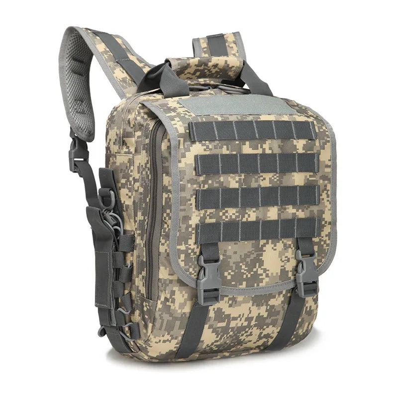 Tactical sling backpack side profile