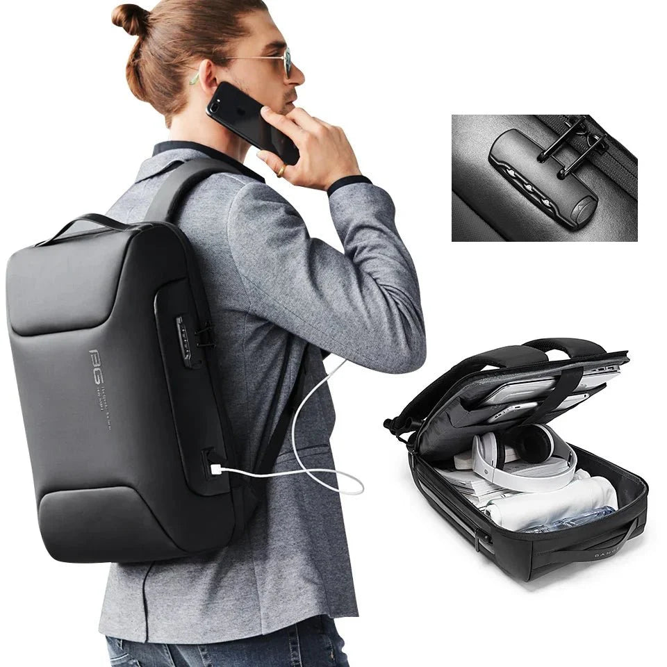 Backper Jade Anti-Theft Polyester Backpack — color option