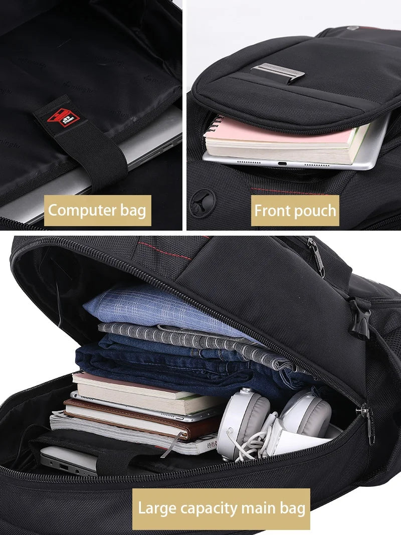 Mingao ML9117 56-77L USB Outdoor Travel Hiking Backpack