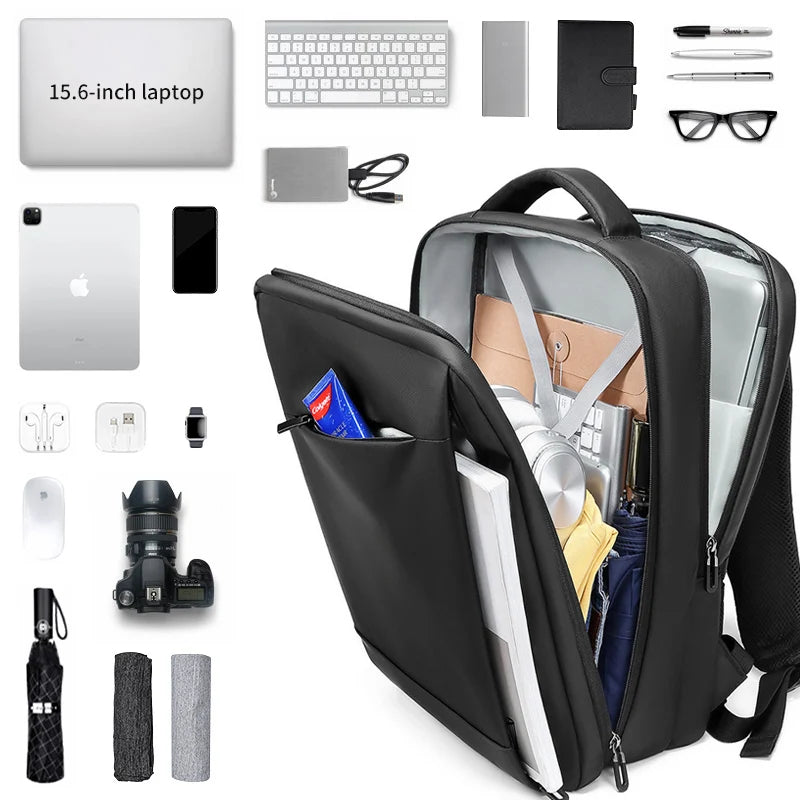Mingao 1822 Anti-Theft USB Outdoor School Laptop Backpack