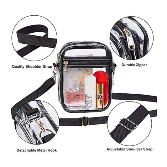 Backper Monoceros Clear Stadium Bag — front view
