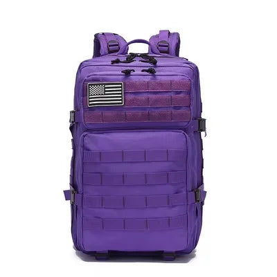 Hong BM-24M669 45L Waterproof Molle Tactical Backpack - Purple